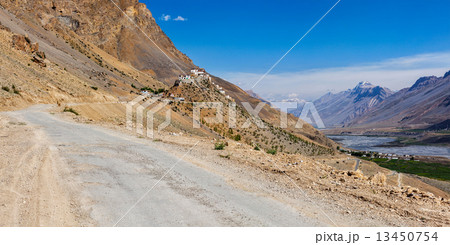 Ki monastery. Spiti Valley, India 13450754
