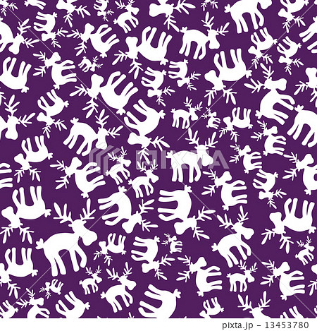christmas reindeer violet pattern eps10 christmas reindeer violet pattern eps10 13453780