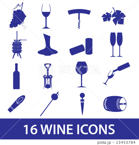 wine icon set eps10 wine icon set eps10 13453784