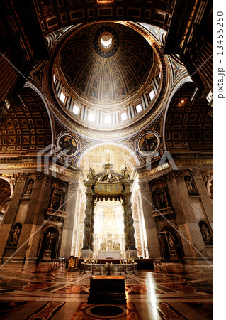 Inside the St. Peter Basilica, Vatican Inside the St. Peter Basilica, Vatican 13455250
