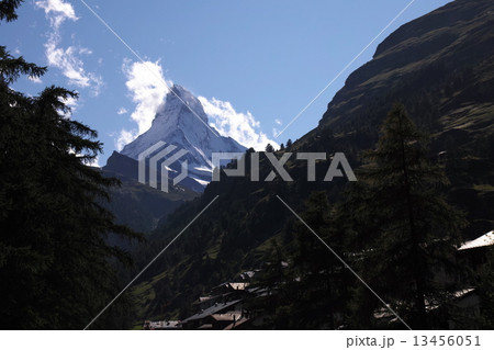 ツェルマットからのマッターホルン4 ツェルマットからのマッターホルン4 13456051