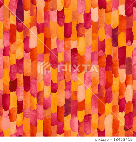 Watercolor bricks. Vector abstract seamless pattern. 13458419