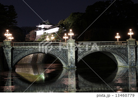 二重橋夜景 二重橋夜景 13460779