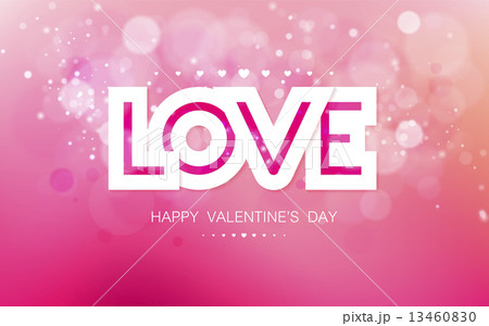 Vector paper inscription love on a pink background Vector paper inscription love on a pink background 13460830