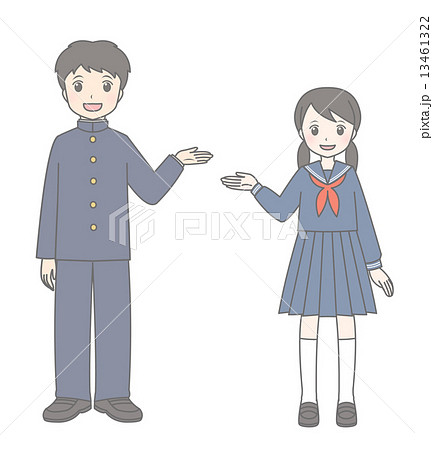 案内する生徒 案内する生徒 13461322