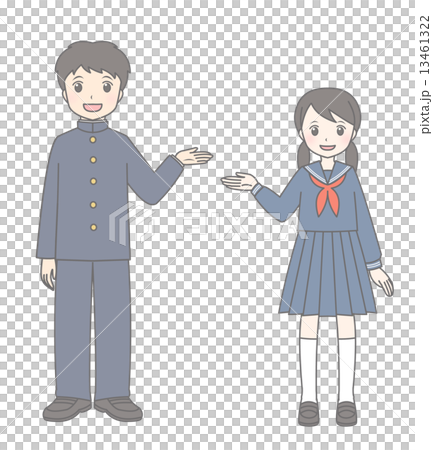 案内する生徒 案内する生徒 13461322
