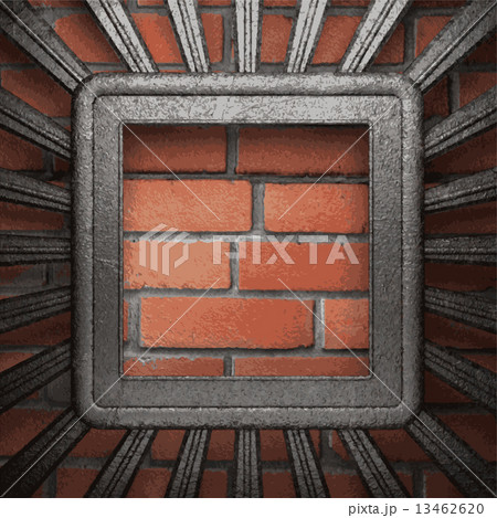 metal and brick background metal and brick background 13462620