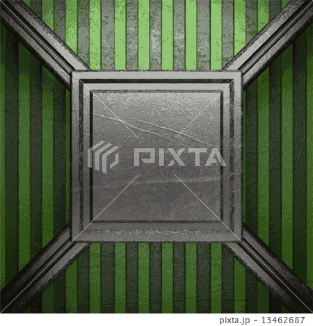 metal on green background metal on green background 13462687
