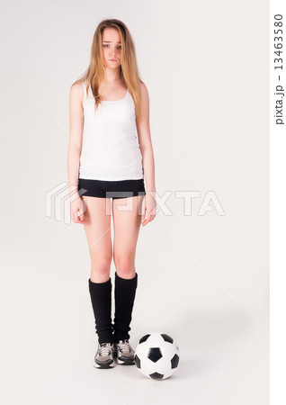 Sporty young guilty woman 13463580