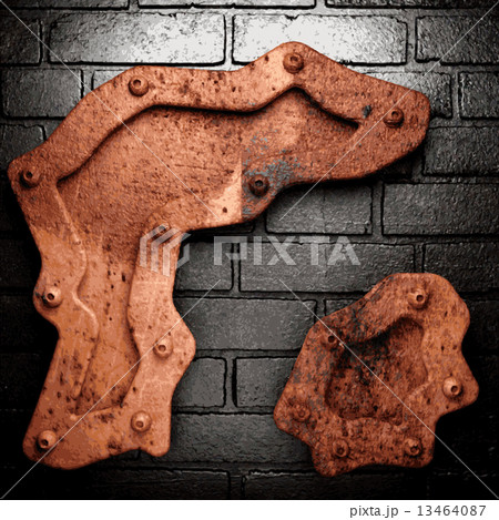 Old metal background Old metal background 13464087