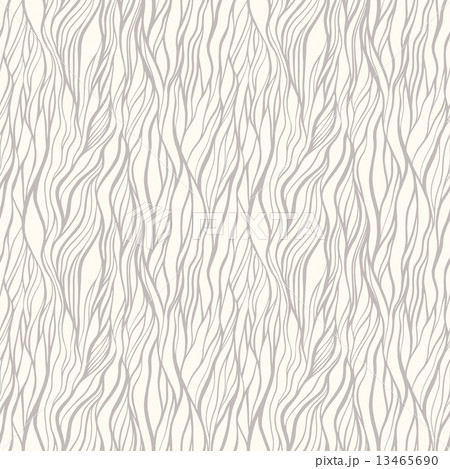 Seamless pattern with doodle waves ornament 13465690