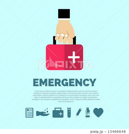 Emergency Concept Flat 13466648