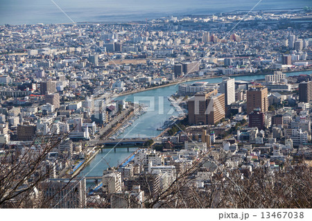 徳島鳥瞰図風景 13467038