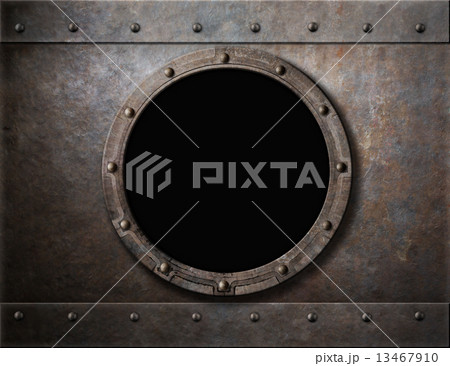 submarine armoured porthole or window metal background submarine armoured porthole or window metal background 13467910