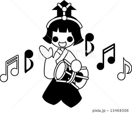 ひな祭り 〜五人囃子 小鼓〜 ひな祭り 〜五人囃子 小鼓〜 13468306