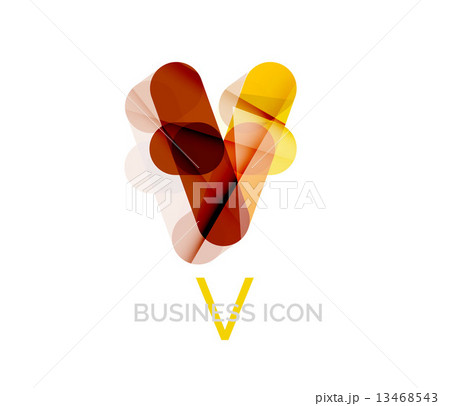Minimal font or letter logo design 13468543