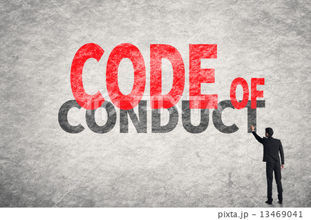 写真素材: Code Of Conduct