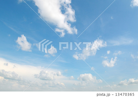 white clouds on a blue sky 13470365