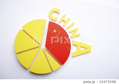 中国の円グラフ 13473596