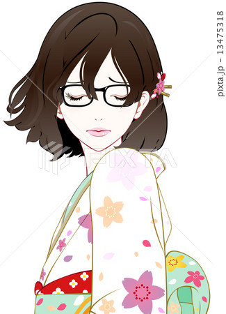 女性の着物イラスト 木製フレーム 鏡 女性の着物イラスト 木製フレーム 鏡 アンティーク 装飾 フレーム