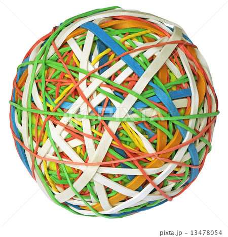 Rubber band ball 13478054
