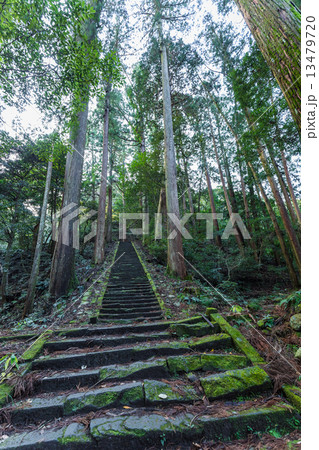 鰐淵寺・蔵王堂への参道 13479720
