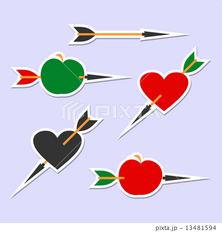 Arrow hits the target 13481594