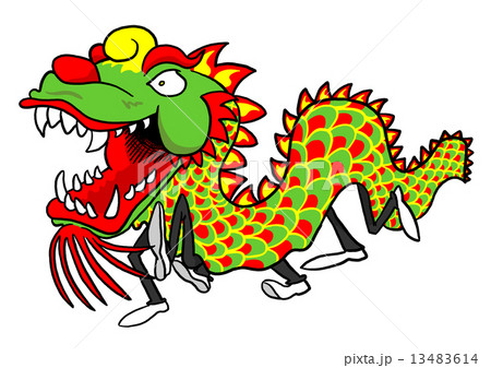 Chinese Dragon Dancers 13483614