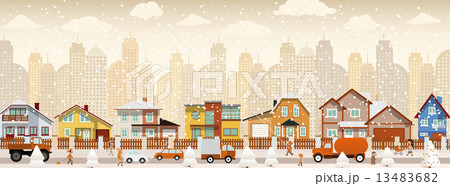 City life (winter) City life (winter) 13483682