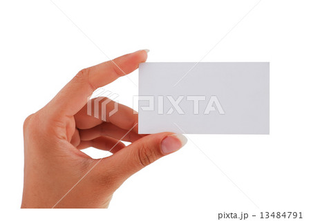blank business card 13484791