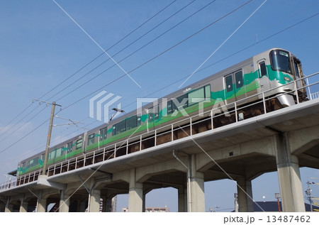 高架を走る愛知環状鉄道線 高架を走る愛知環状鉄道線 13487462