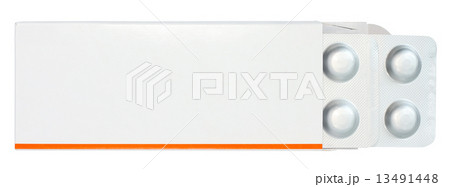 Blister pills in a box 13491448