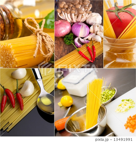 healthy Vegetarian vegan food collage 13491991