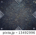 Metal plate with rivets 13492996