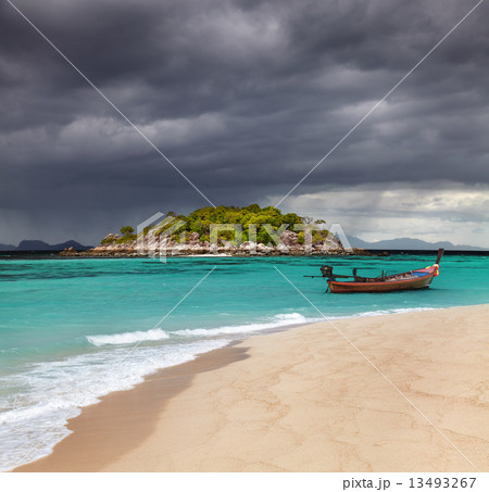 Tropical beach, Andaman Sea, Thailand 13493267