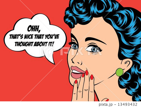 pop art cute retro woman in comics style pop art cute retro woman in comics style 13493432