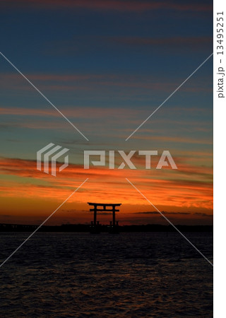 浜名湖 弁天島の夕刻 浜名湖 弁天島の夕刻 13495251