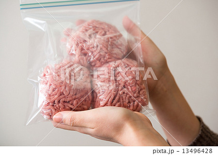 ひき肉を保存 ひき肉を保存 13496428