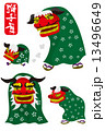 獅子舞（ベクター） 13496649