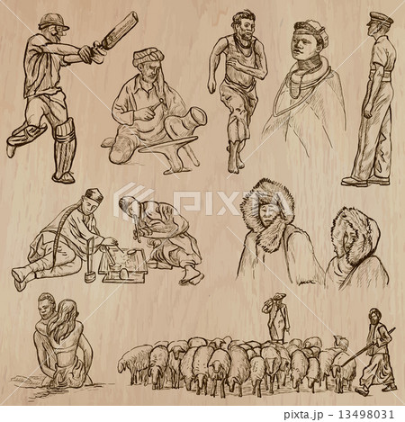 Natives - Hand drawn vectors 13498031