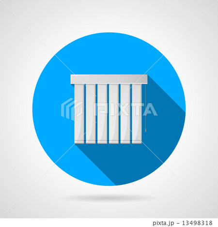 Vertical louvers flat vector icon Vertical louvers flat vector icon 13498318