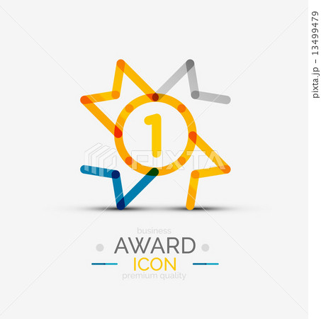Award icon, logo. 13499479