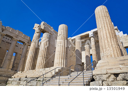 Entrance to Acropolis at Athens, Greece 13501949