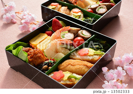 お花見弁当 13502333