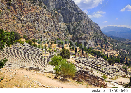 Ruins of the ancient city Delphi, Greece Ruins of the ancient city Delphi, Greece 13502646