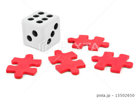 Dice and puzzle Dice and puzzle 13502650