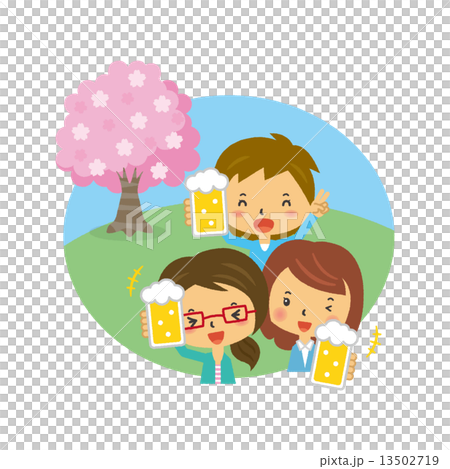 櫻花乾杯宴會喝酒派對 櫻花乾杯宴會喝酒派對 13502719