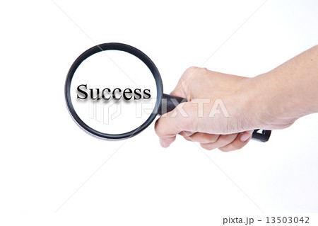 searching word, success by use magnifying glass 13503042
