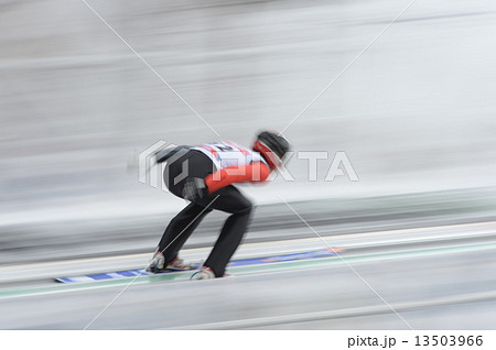 スキーの滑り 13503966