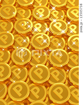 金貨 背景 コイン 報酬 のイラスト素材